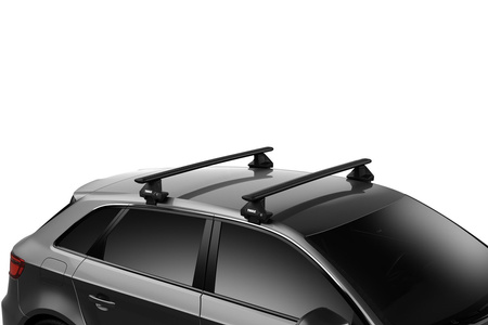 Thule Wingbar Evo Clamp Black 7113B-7105-5083 - aluminiowy bagażnik dachowy | Audi A6 C7 sedan 2011-2018