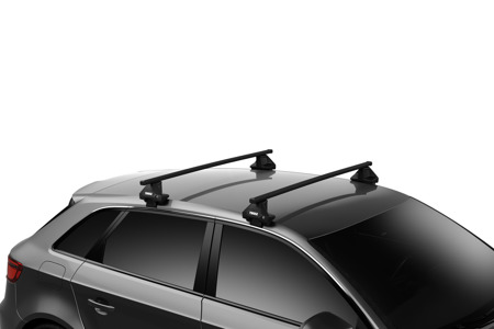 Thule Squarebar Evo Clamp 7124-7105-5036 - stalowy bagażnik dachowy | Renault Kadjar 2015-