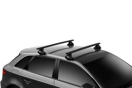 Thule Wingbar Evo Clamp Black 7113B-7105-5144 - aluminiowy bagażnik dachowy | Renault Megane III 2009-2016
