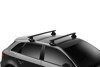 Thule Wingbar Evo Clamp Black 7113B-7105-5089 - aluminiowy bagażnik dachowy | Ford Focus III hatchback 2011-2018
